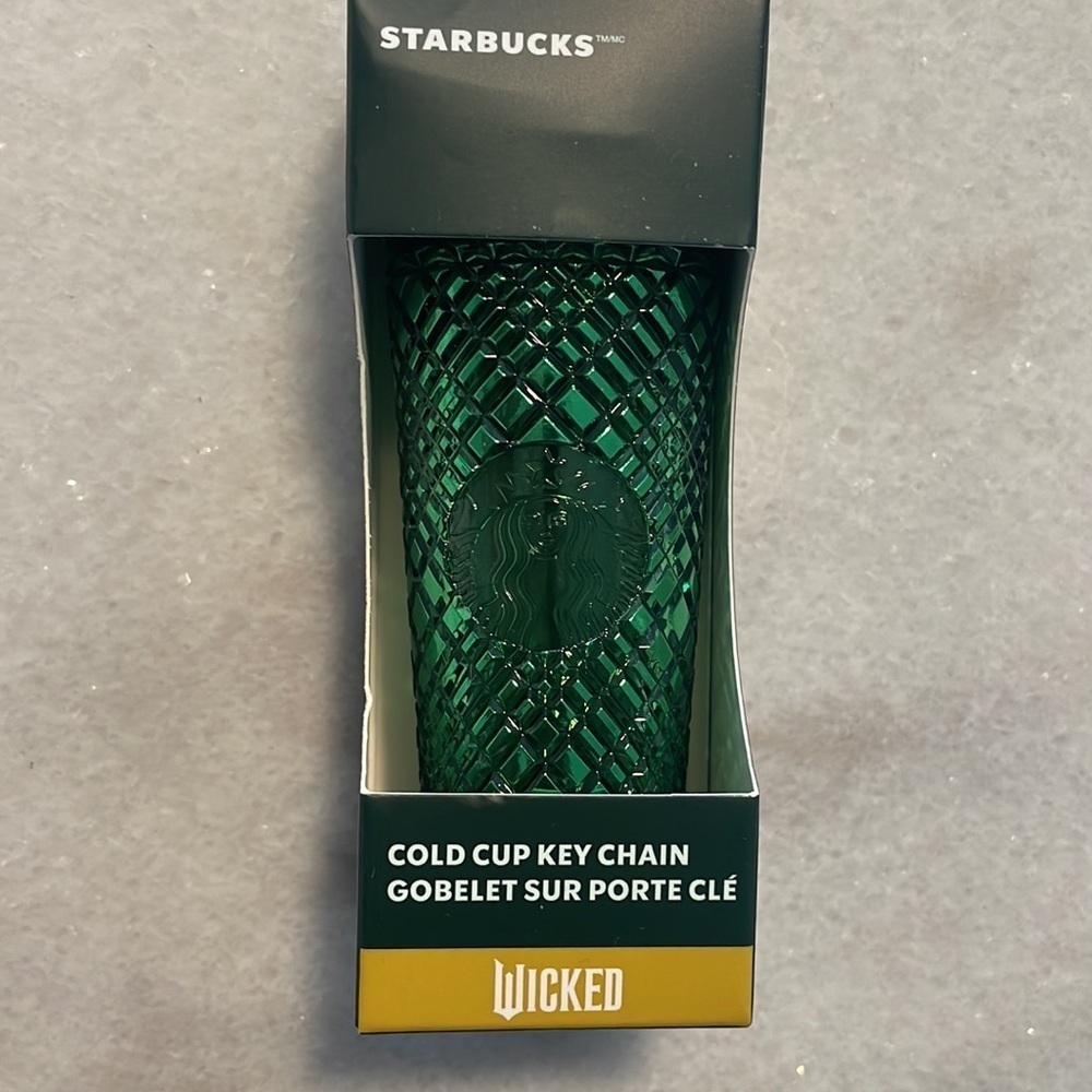 Starbucks wicked keychain emerald Green cold cup ornament new size small - Picture 5 of 5